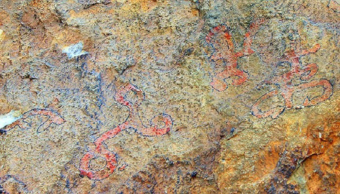 Наскальные рисунки Качи каньон