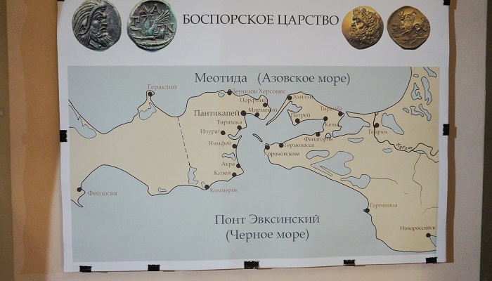 Боспорское царство на карте