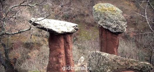 Фото Каменные грибы долины Сотера