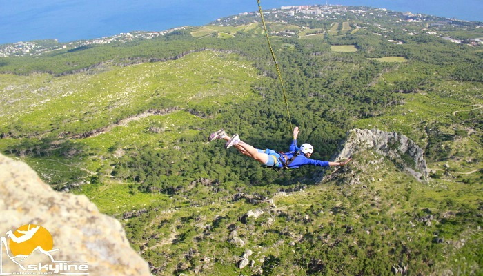 Прыжки с веревкой Шаан-Кая Крым