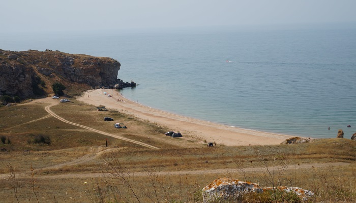 Бухта Шелковица Генеральские пляжи в Крыму