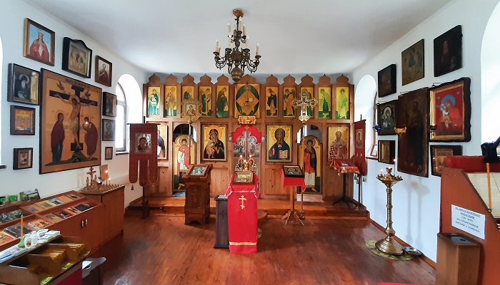 Икона с ликами святых Косьмы и Дамиана в Крыму