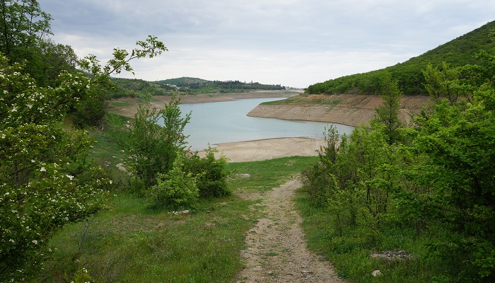 Изобильненское водохранилище в Крыму