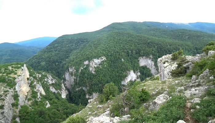  Большой каньон Крыма со смотровой площадки 