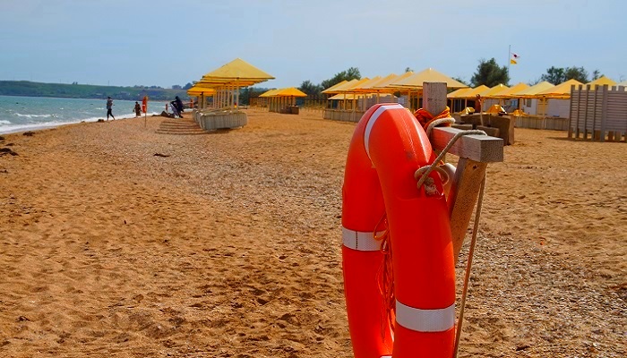 фото инфраструктура керченских пляжей