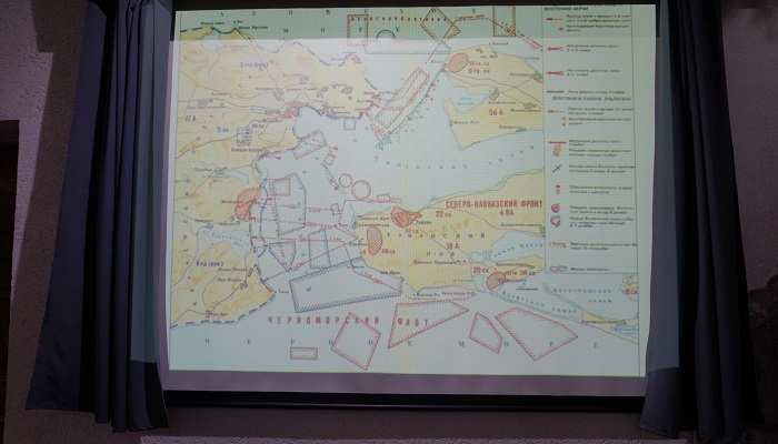 Карта Керченско-Эльтигенской операции в Крыму