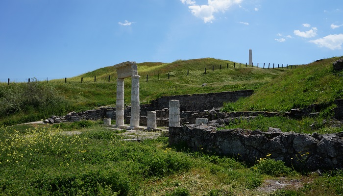 Раскопки на горе Митридат в Керчи