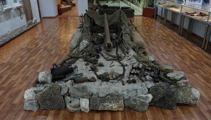 Третий зал музея истории Керченско-Эльтигенского десанта