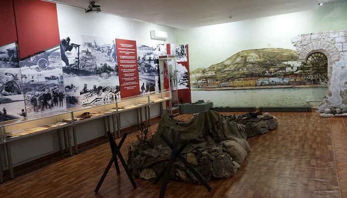 Второй зал музея истории Керченско-Эльтигенского десанта