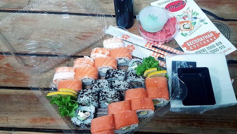 Доставка суши ресторана Самурай Севастополь
