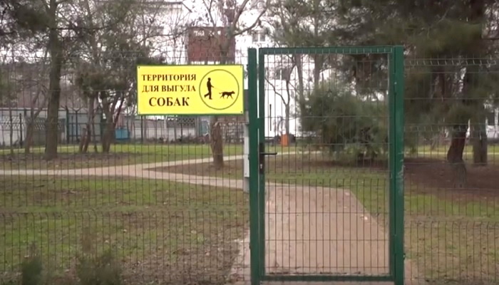 Территория для выгула собак сквер 60-летия СССР Севастополь