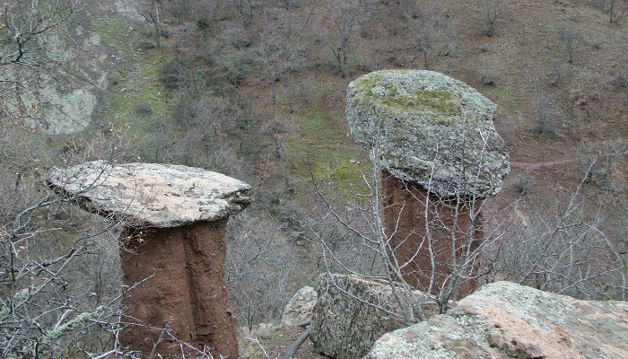 Место силы в Крыму каменные грибы